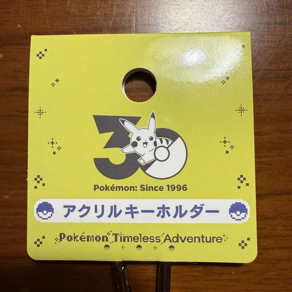 Pokemon Center Japan Exclusive Timeless Adventure Unova Region Acrylic Keychain
